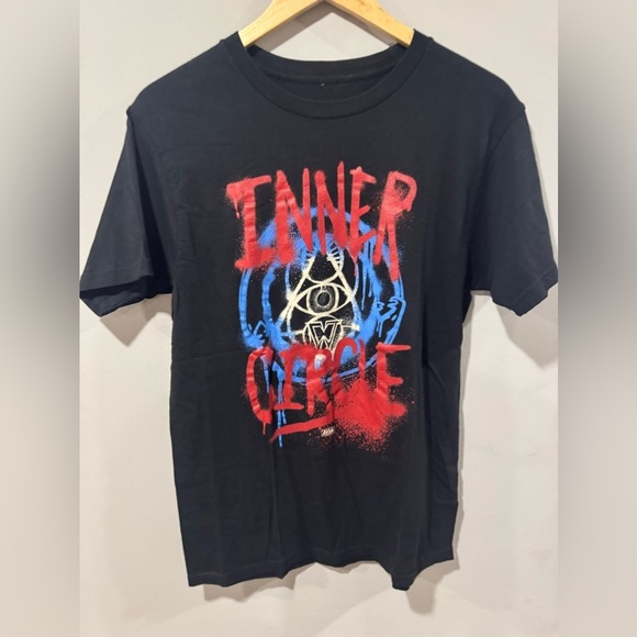 AEW Inner Circle Logo Chris Jericho Wrestling Hagar Ortiz T-Shirt - Picture 3 of 7